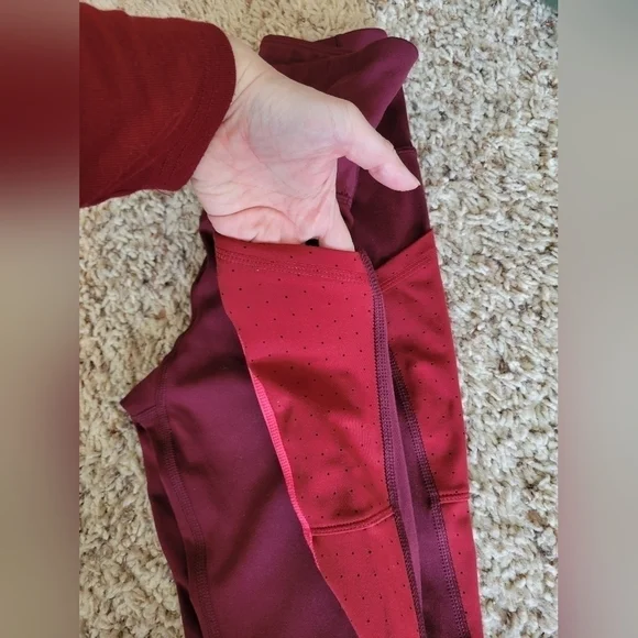 Champion workout legging maroon and pink S - Picture 2 of 7